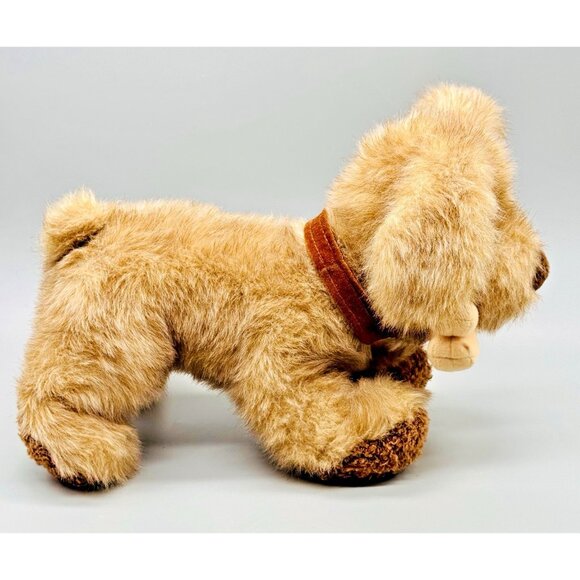 Gund Brown Terrier Dog with Bone in Mouth Plush Big Ears 13 inch Stuffed Animal - Picture 3 of 8